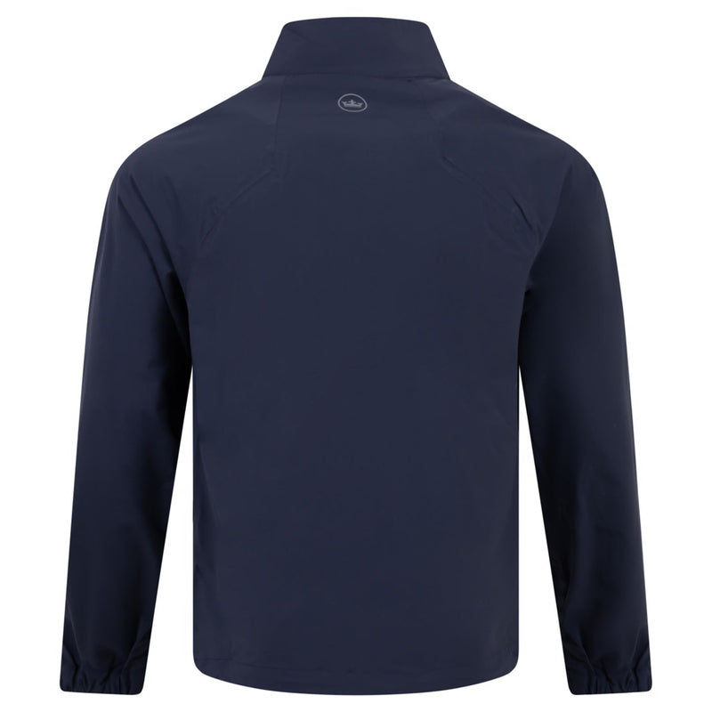 Shield Half Zip Rain Shell Classic Fit wasserdichte Jacke Navy – SS24