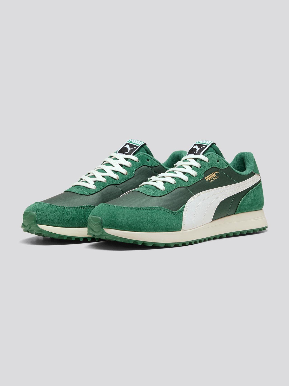Helsinki G Spikeless Golf Shoes Vine/Puma White