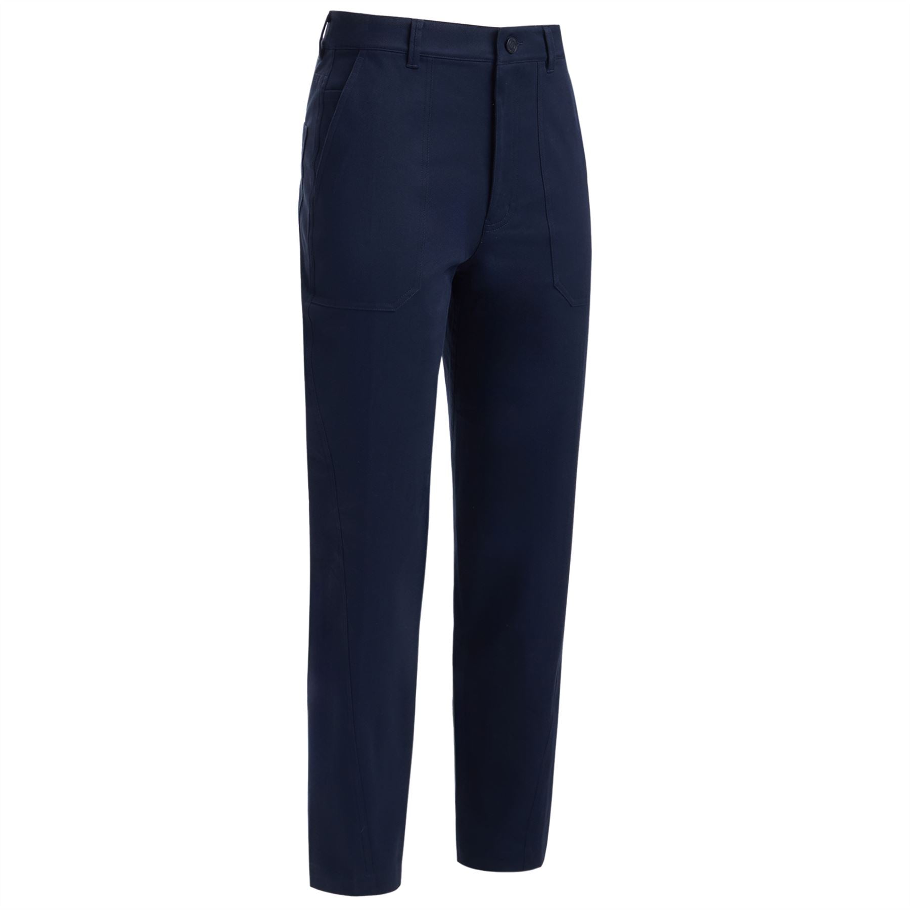 Stretch Cotton Twill Trousers Twilight