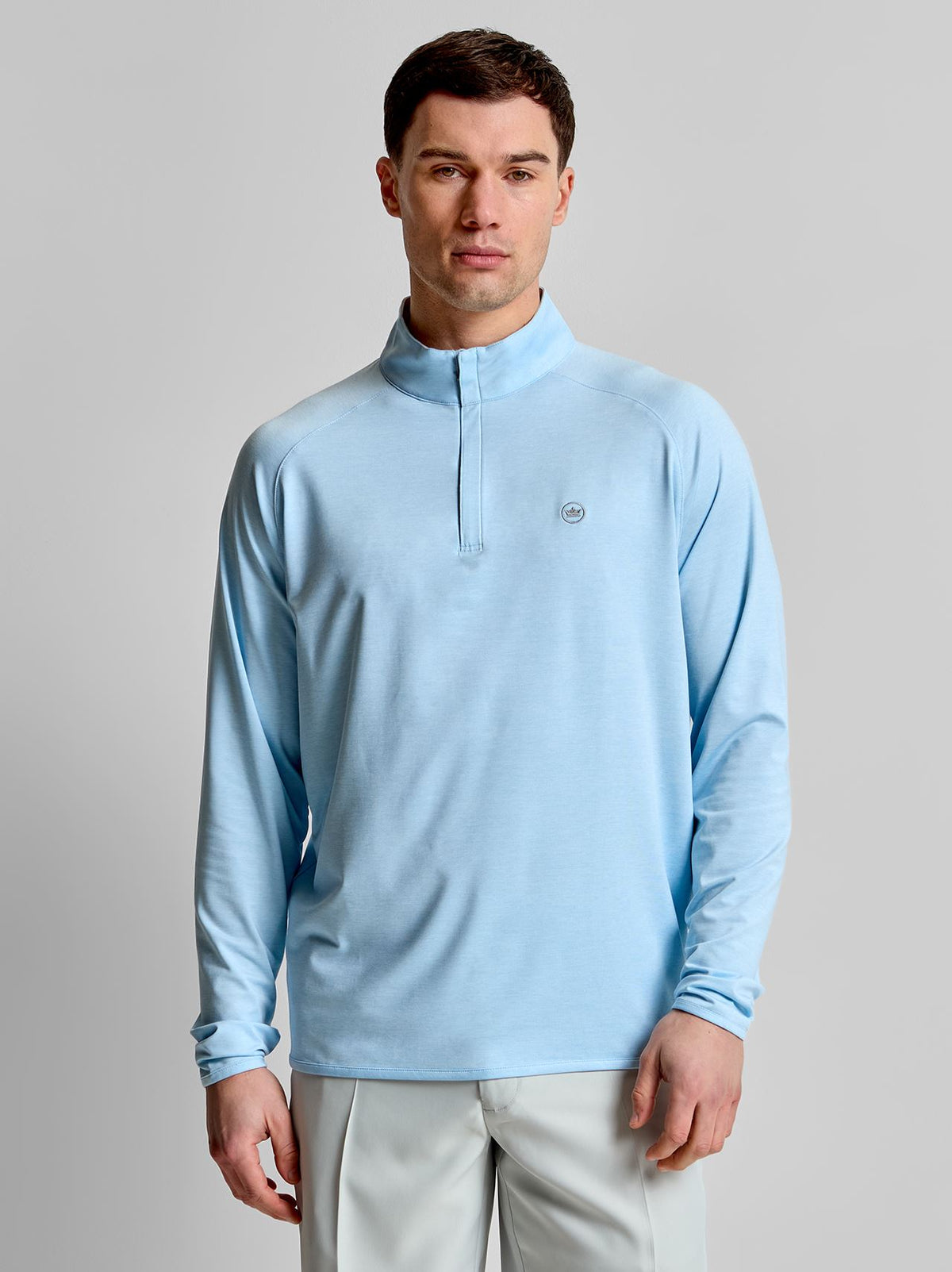 Stealth Performance Quarter-Zip Mid Layer Blue Frost