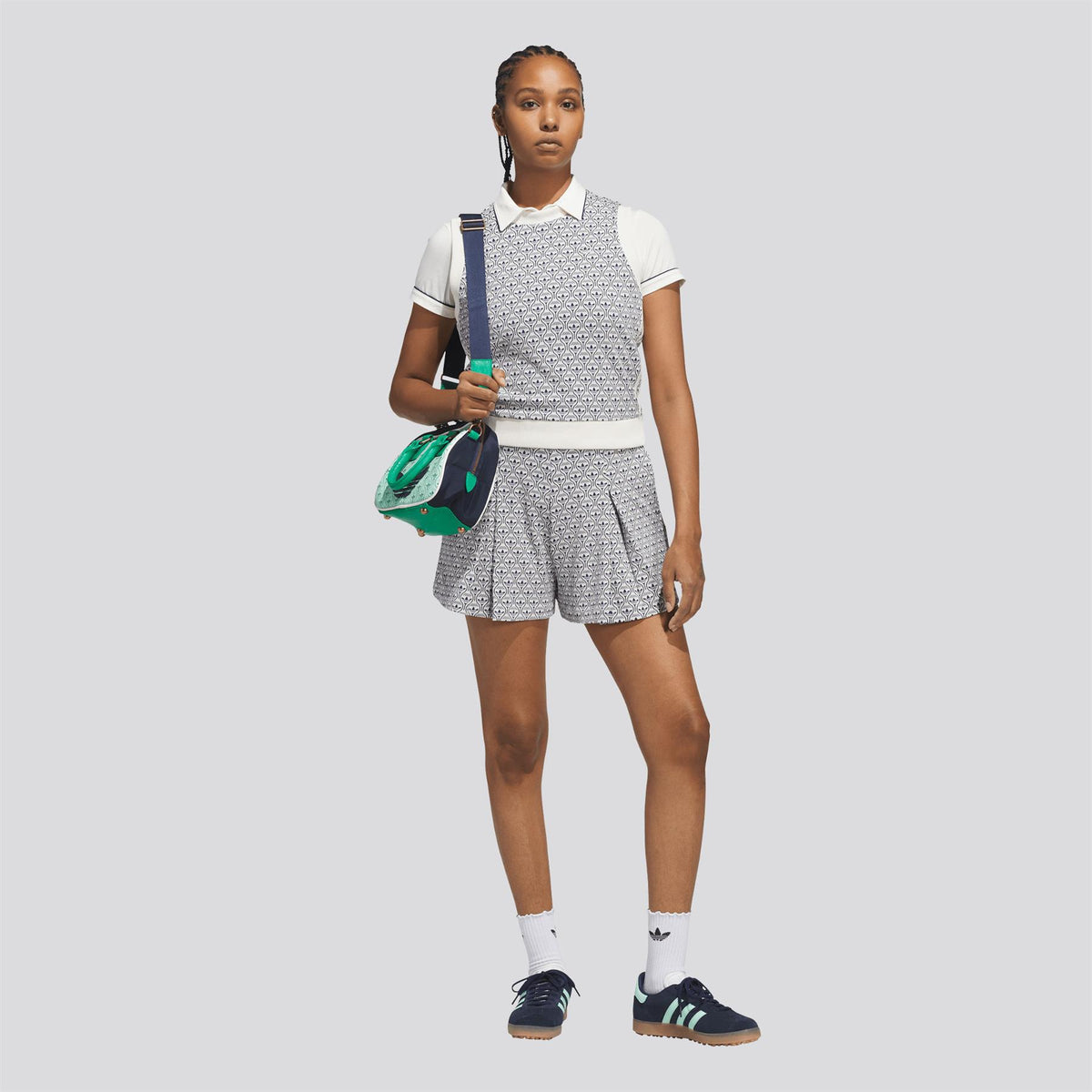 Originals All Over Skort Chalk White/Night Indigo