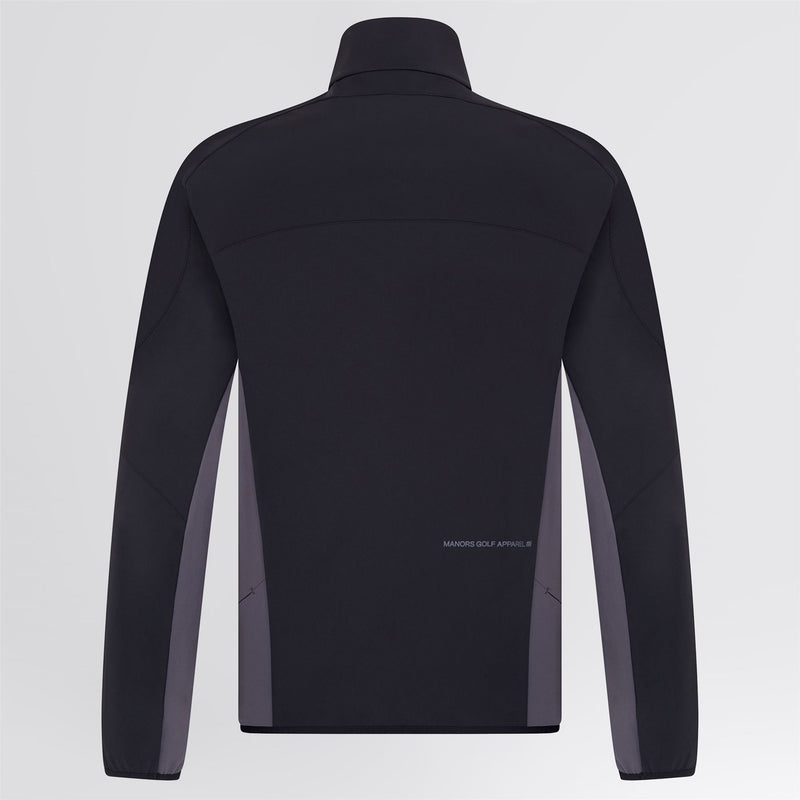 Quarter Zip Tech Mid Layer Black