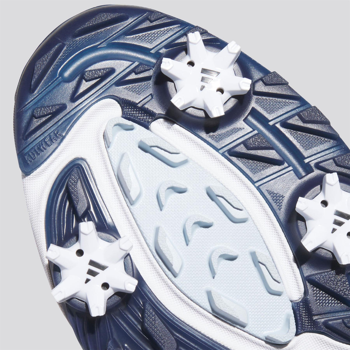 Adipower 26 Spiked Golf Shoes Footwear White/Collegiate Navy/Crystal Sky