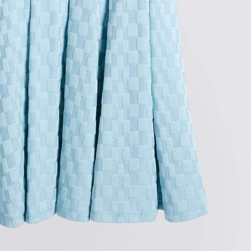 Dally Jacquard Print Dress Forget-Me-Not