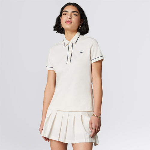 Twistknit Trefoil Polo Chalk White