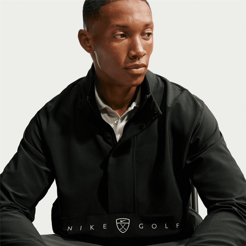Repel Soft Shell Half Zip Jacket Black