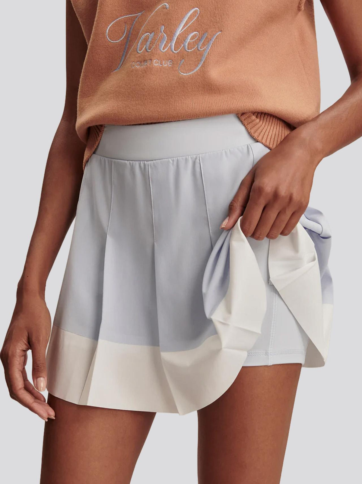 Chase Mid Rise 14.5 Inch Skort Xenon Blue