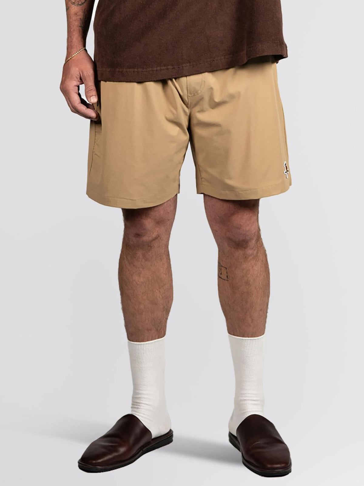Stasher 18-inch Shorts Beige