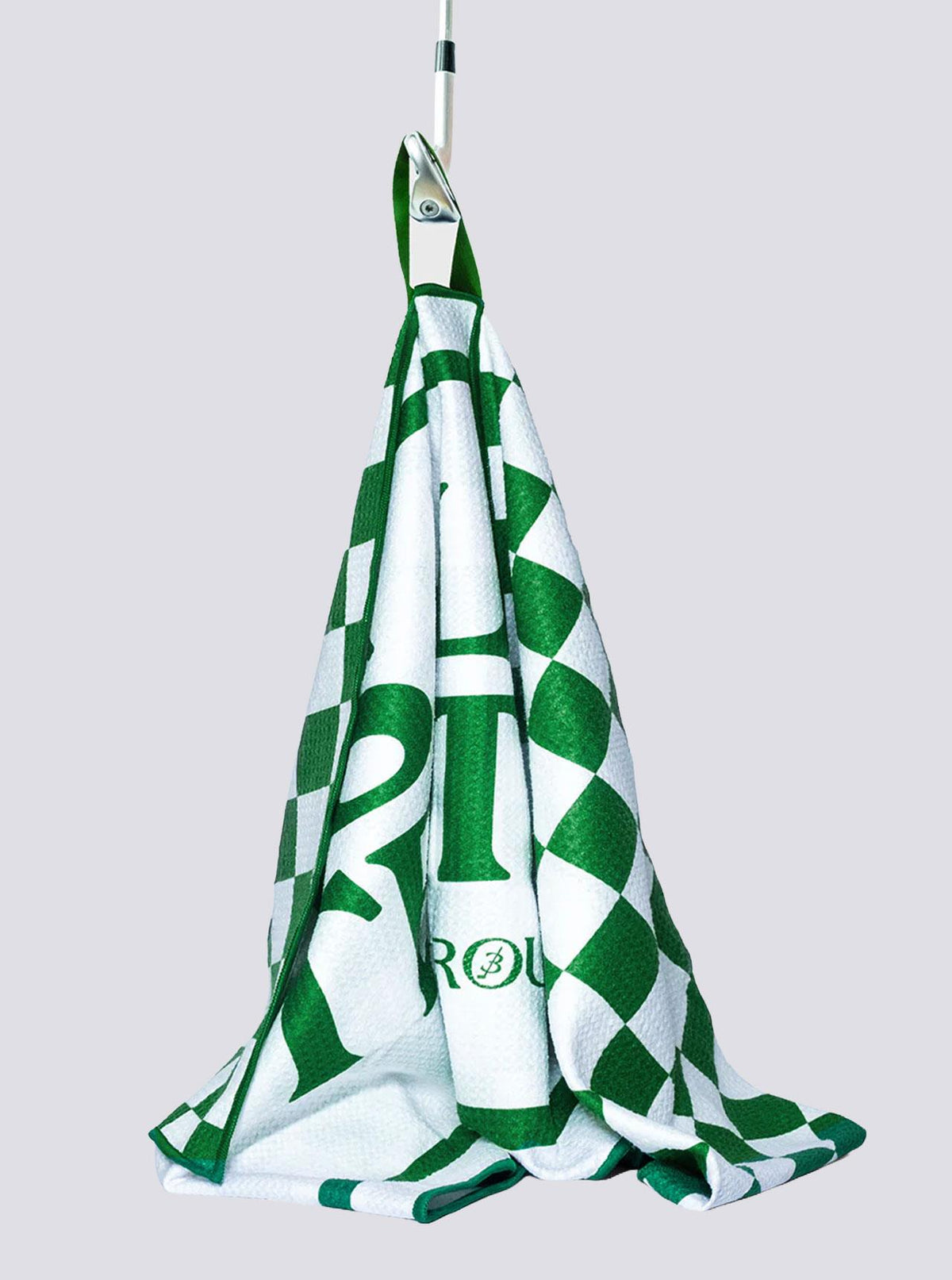 x TRENDYGOLF It's Always Tee Time Tour Towel White/Green