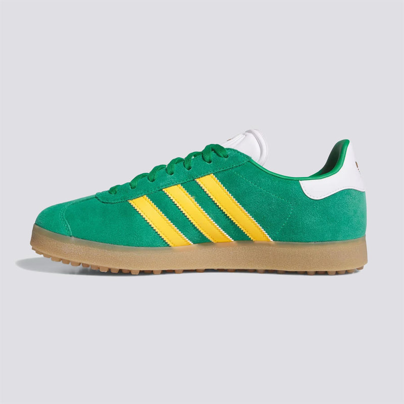 adidas Originals Gazelle Spikeless Golf Shoes Green/Crew Yellow/Footwear White