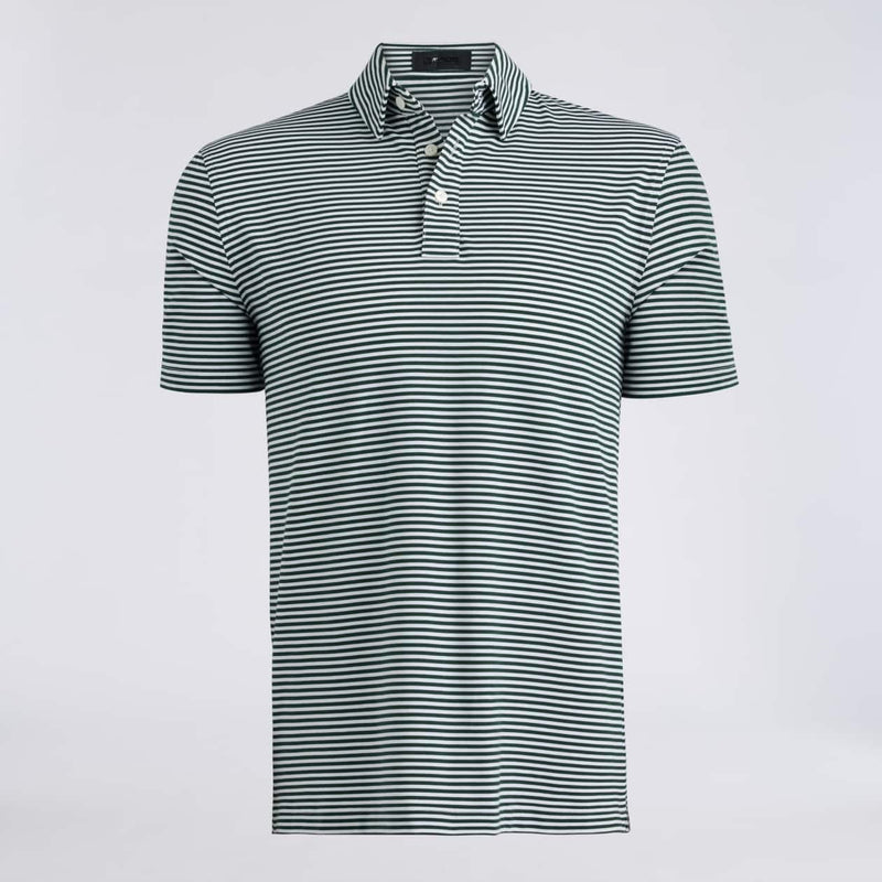 All Play Stripe Stretch Knit Polo Pine