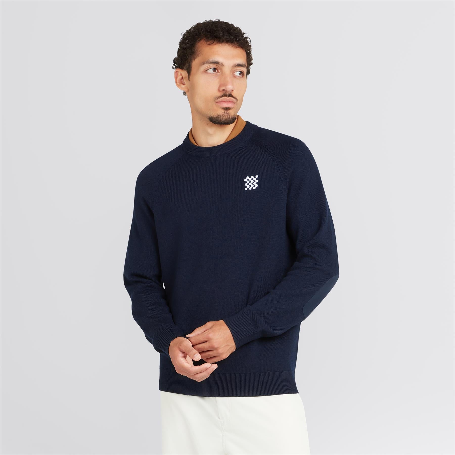 Merino Wool Crewneck Midnight