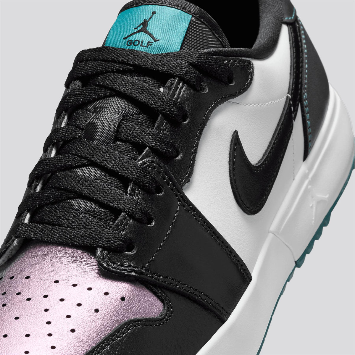 Air Jordan 1 Low Spiked Golf Shoes Mineral Teal/Black