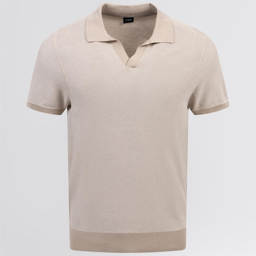 Jianluca Cotton Polo Open White