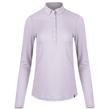 Scotscraig LS Polo Silver Fog Melange