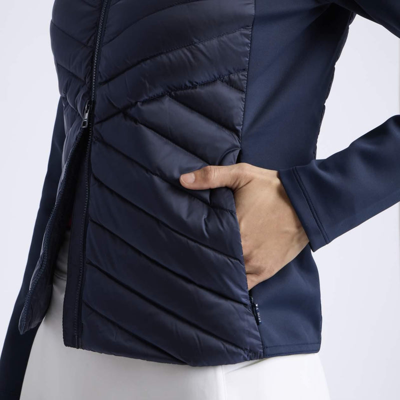 V-Down Quilted Hybrid Jacket Twilight