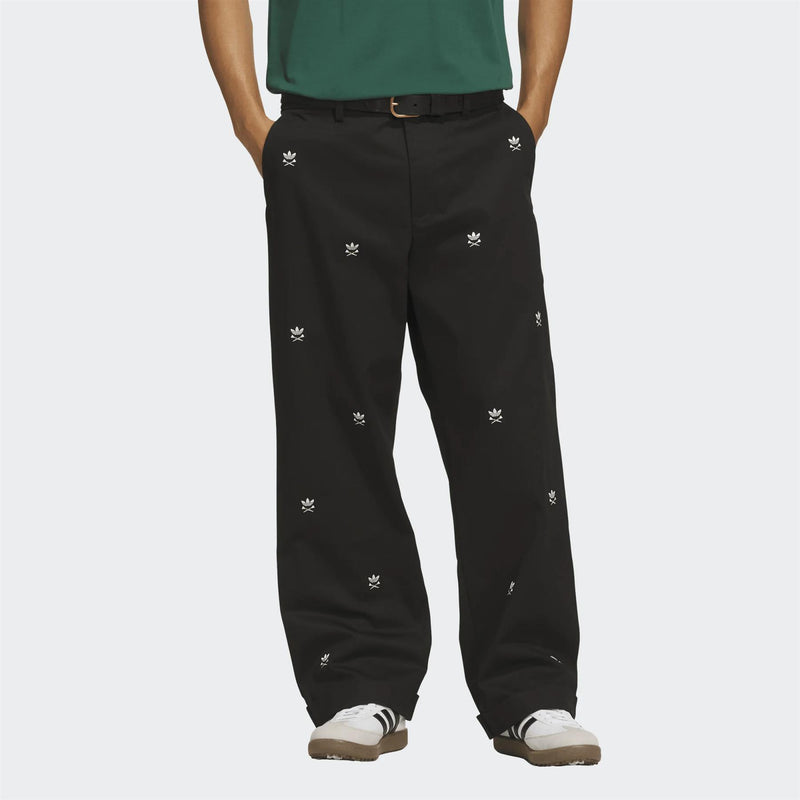 Originals Loose Embroidered Trousers Black
