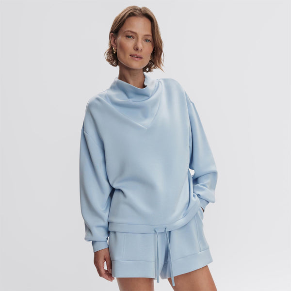 Varley Betsy Sweat Cashmere Blue | TRENDYGOLF UK