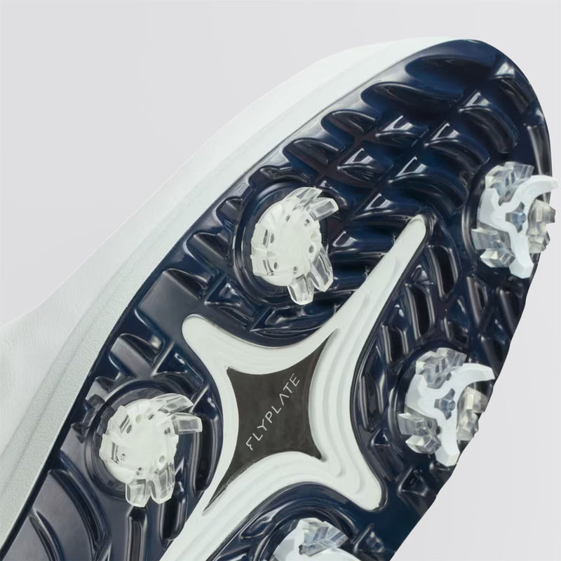 Victory Tour 4 Spiked Golf Shoes Summit White/Metallic Silver/Court Blue