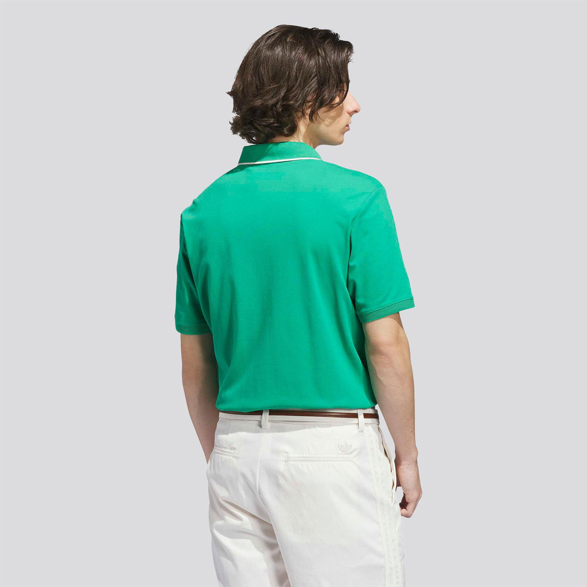 Originals Twistknit Trefoil Polo Court Green