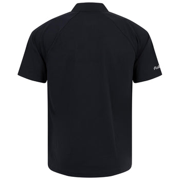 Malbon Golf Performance Blade Collar Polo Black | TRENDYGOLF.COM