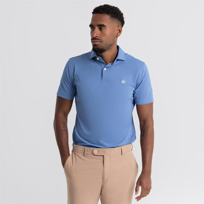 Soul Performance Mesh Polo Lunar Blue