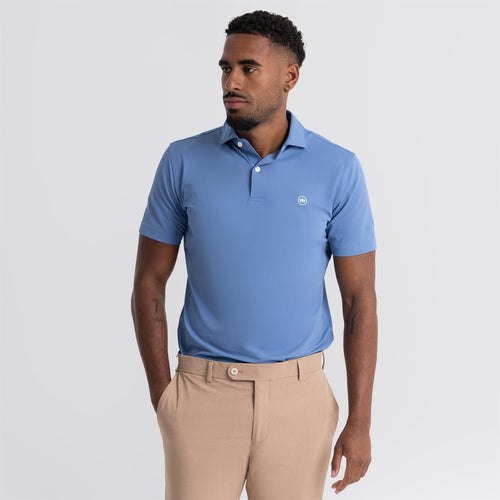 Soul Performance Mesh Polo Lunar Blue