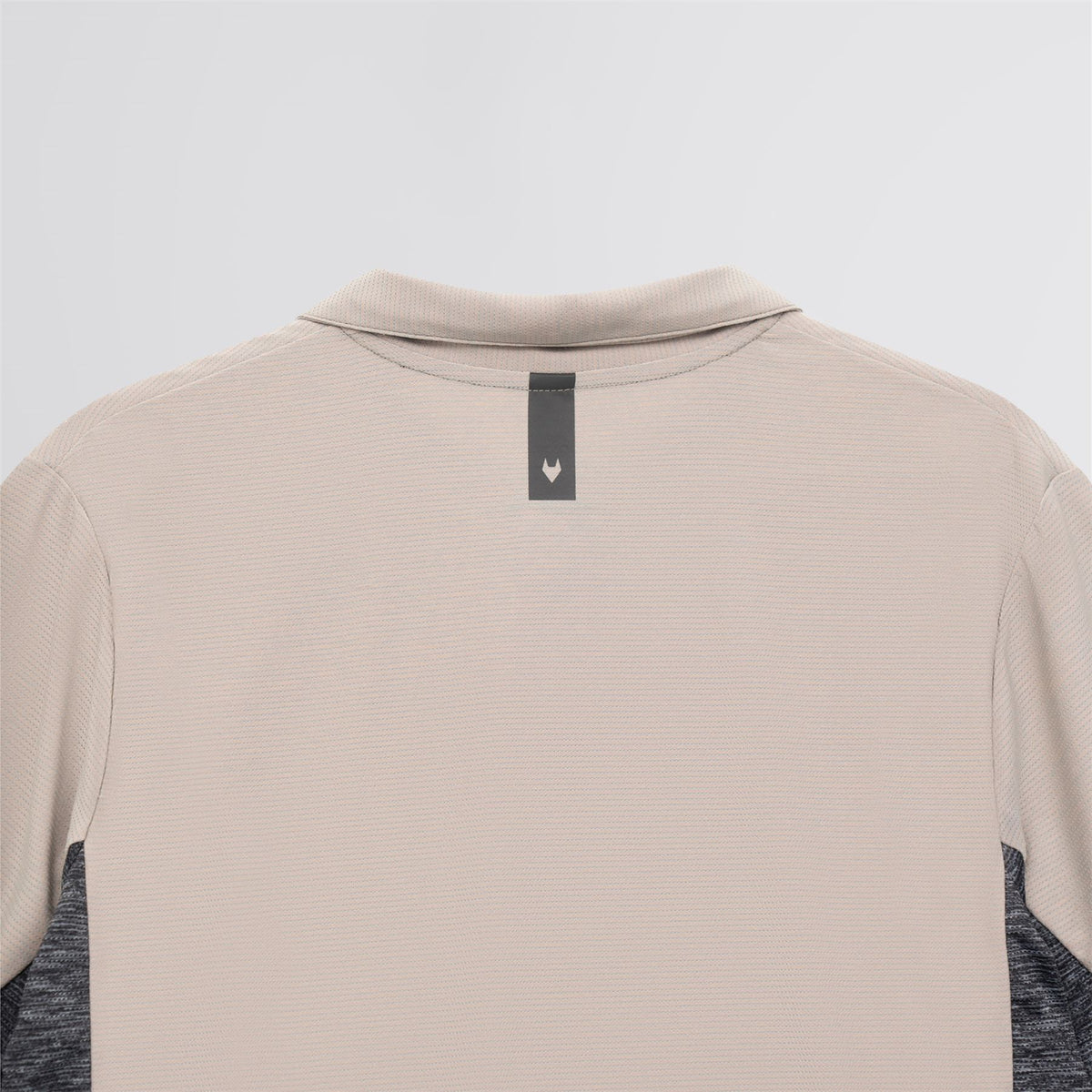 Panelled Polo Beige