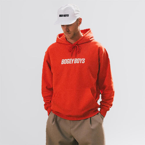 Bold Logo Hoodie Tangerine