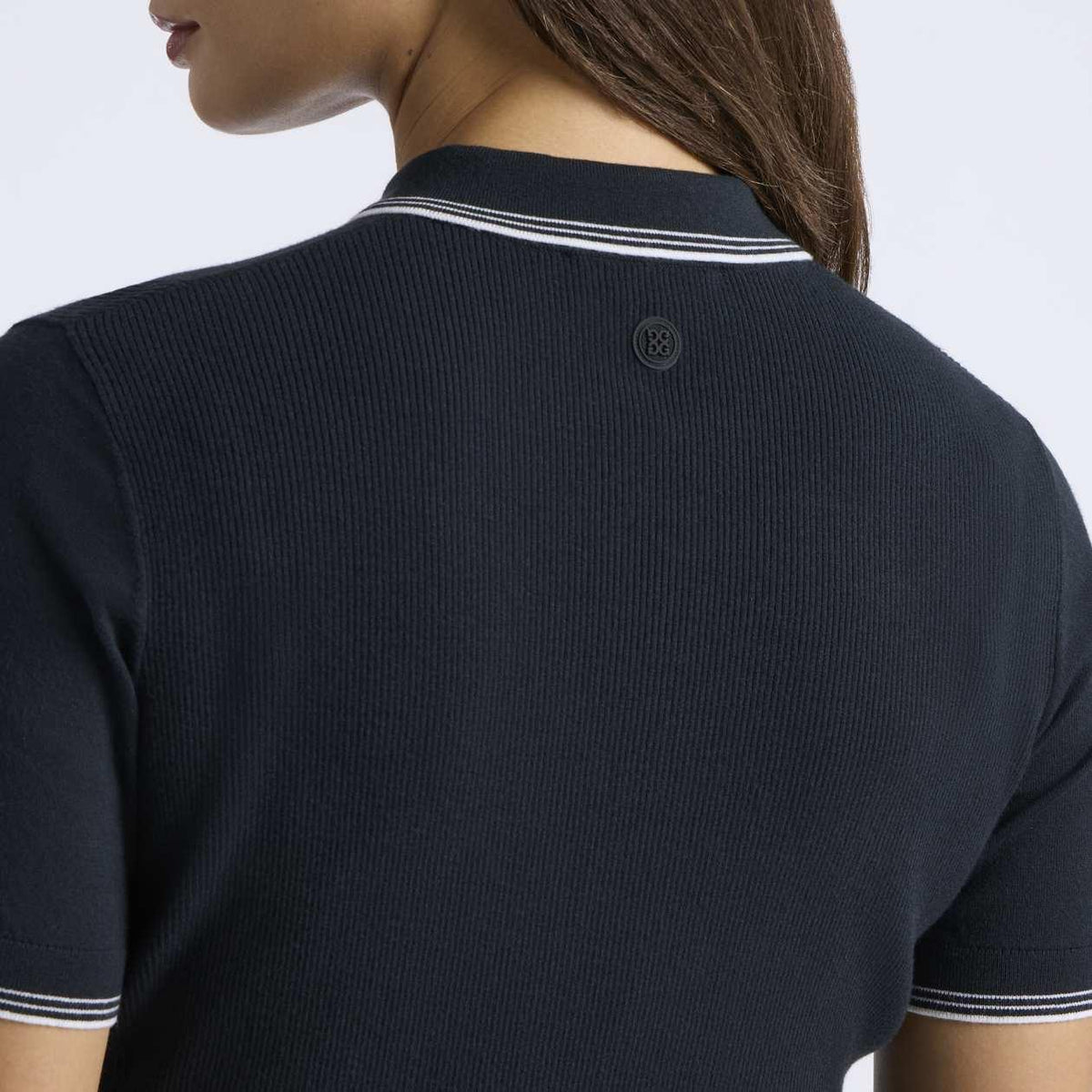Elevated Short Sleeve Sweater Polo Onyx