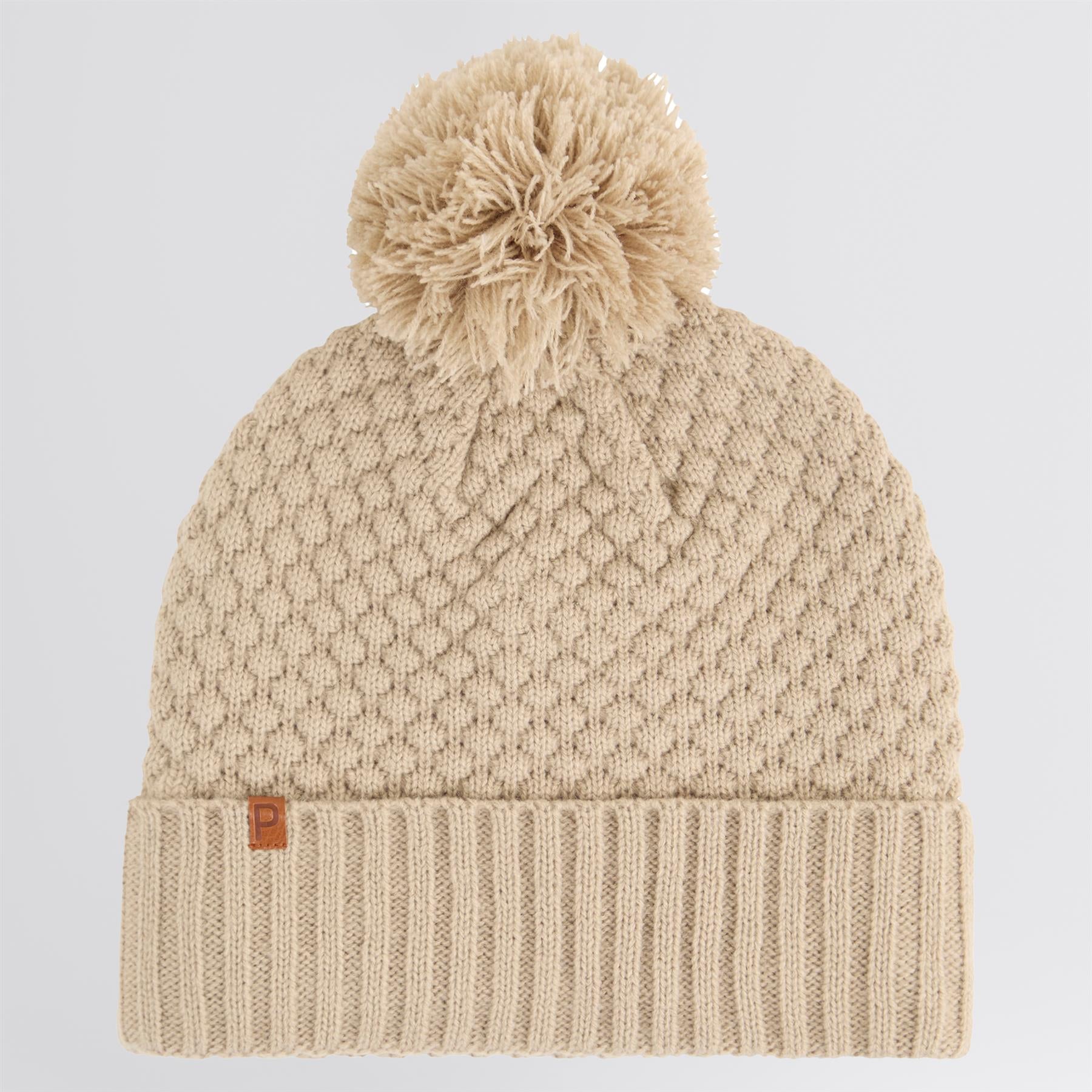 WRMLBL Pom Beanie Ice Coffee