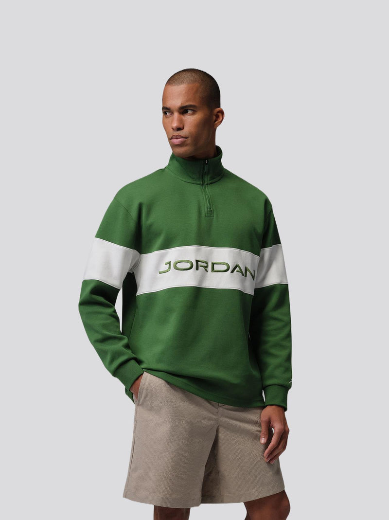 Dri-FIT Half Zip Mid Layer Forest Green/Sail