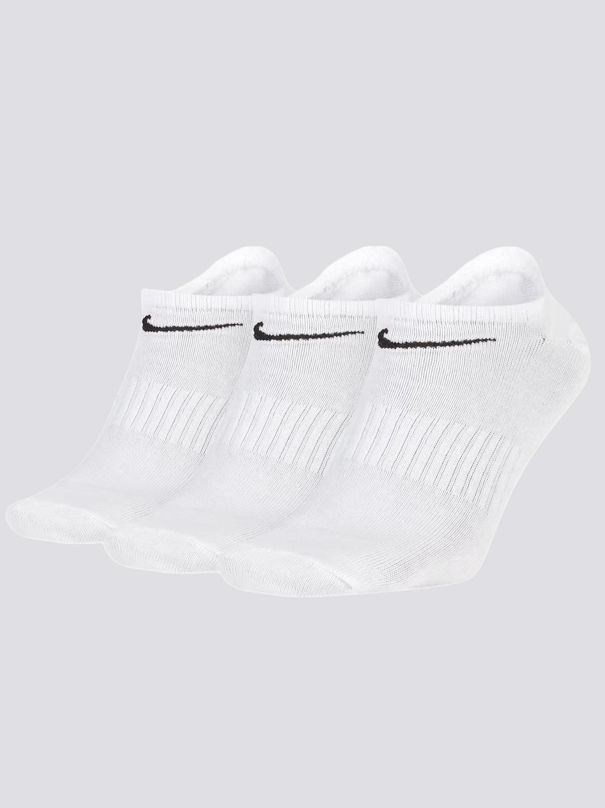 Everyday No Show Sock 3 Pack White