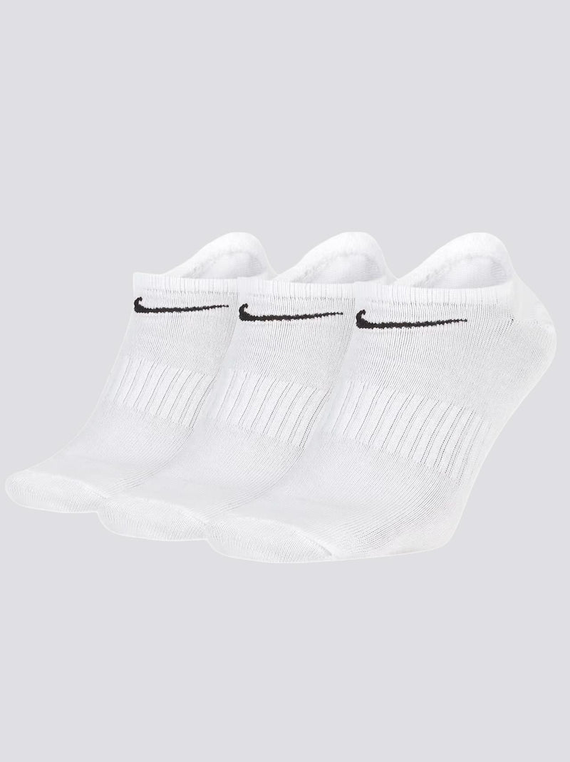 Everyday No Show Sock 3 Pack White