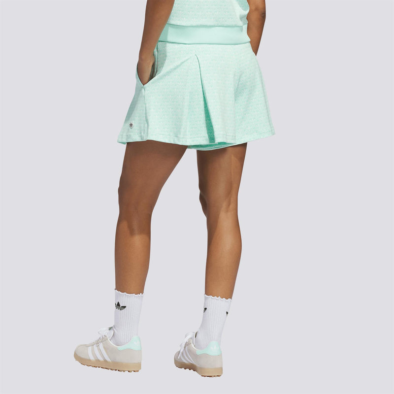 Originals All Over Skort Clear Mint/Chalk White