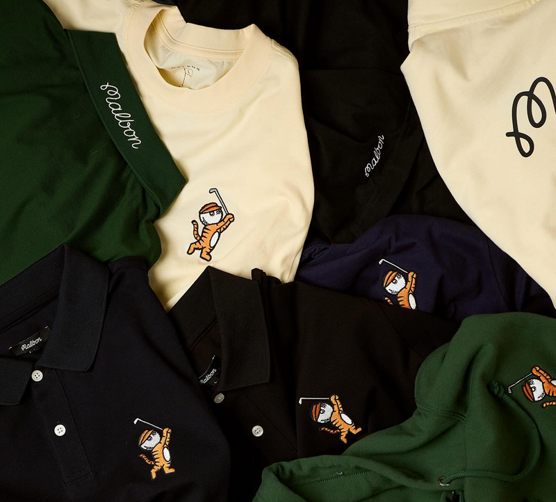 Tシャツ・カットソー Malbon Golf Tiger Collection Tiger Bucket Point T-Shirt GREE Malbon Golf | Tiger Buckets Collection | TRENDYGOLF