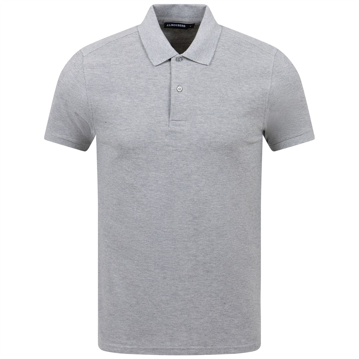 Troy Polo Light Grey Melange - SS23 – TRENDYGOLF UK