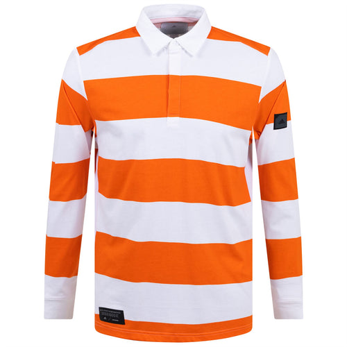 Adicross LS Polo White/Semi Impact Orange - AW22