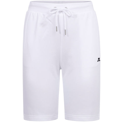 Leichte Damen-Shorts aus Stretch-Fleece, Weiß – SU21