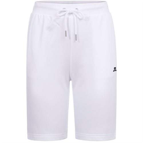 Womens Stretch Fleece Light Shorts White - SU21