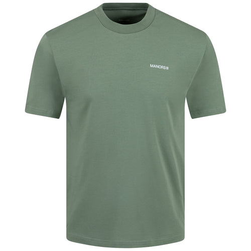 Manors Logo T-Shirt Green - SS23