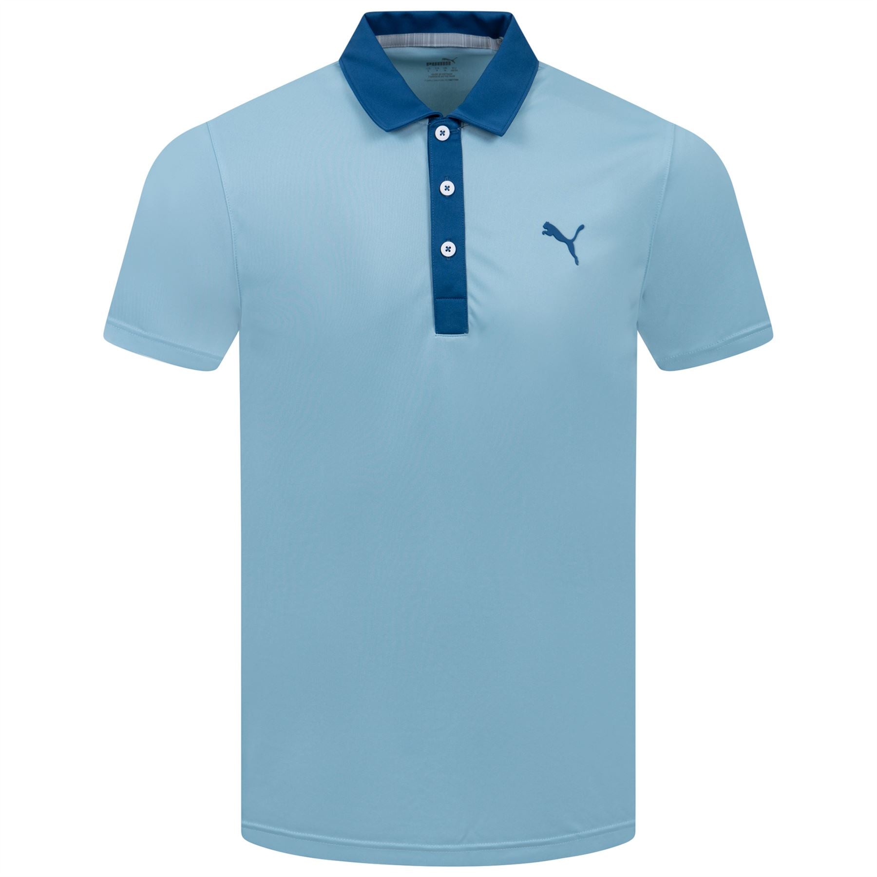 Gamer Polo Tropical Aqua/Lake Blue - SS23 – TRENDYGOLF UK