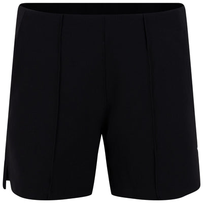 Womens Pintuck Pull-On Shorts Black - SS23