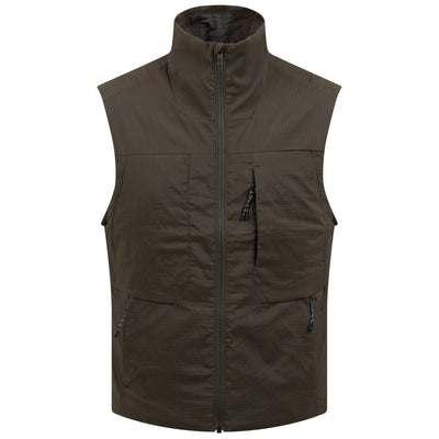 Insulated Hiking Vest Carob Brown - 2023