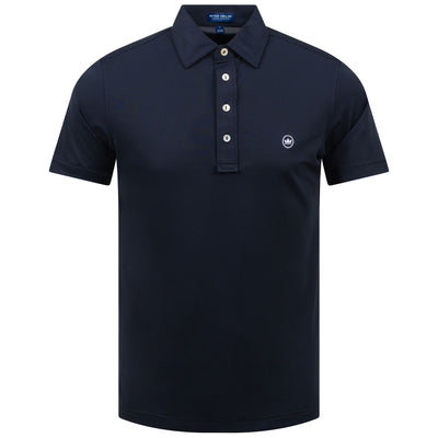 Soul Tailored Fit Performance Mesh Polo Black - 2024