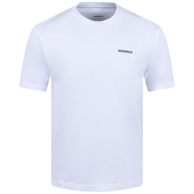 Manors Logo T-Shirt White - 2024
