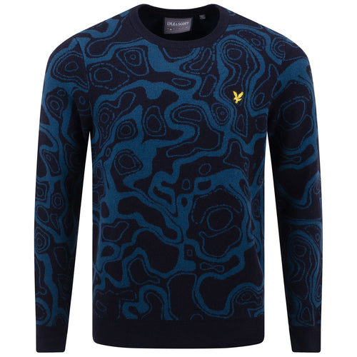 Contour Pullover Dark Navy/Petrol - AW22