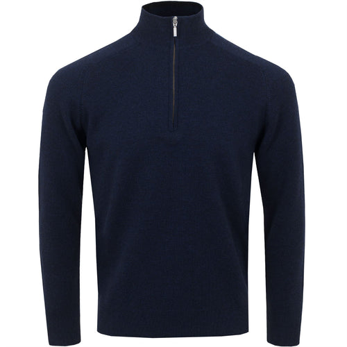 Chester Merino Sweater Navy Melange - 2024