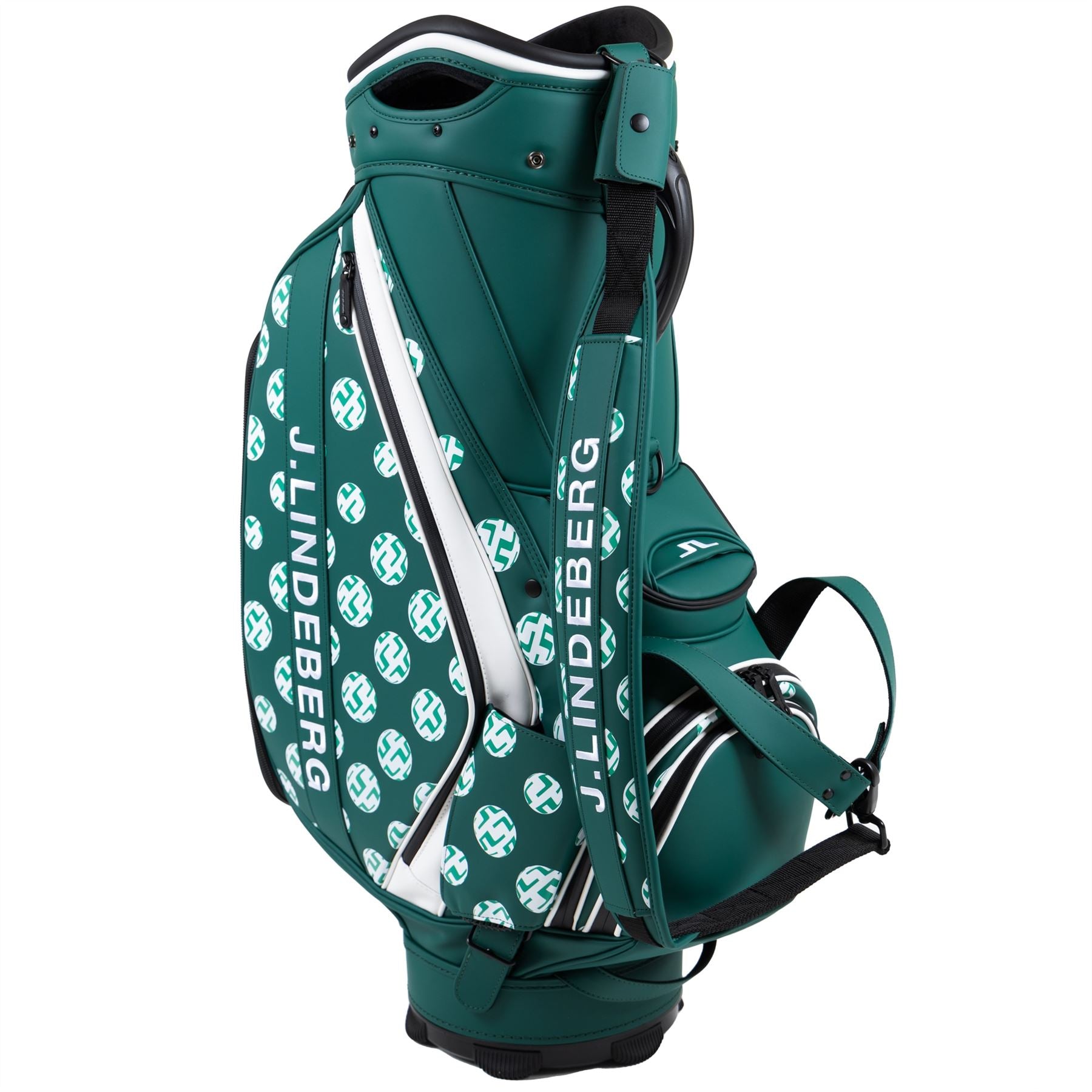 J.Lindeberg Golf Staff Bag GMAC08063 Rain Forest Sphere Dot M488