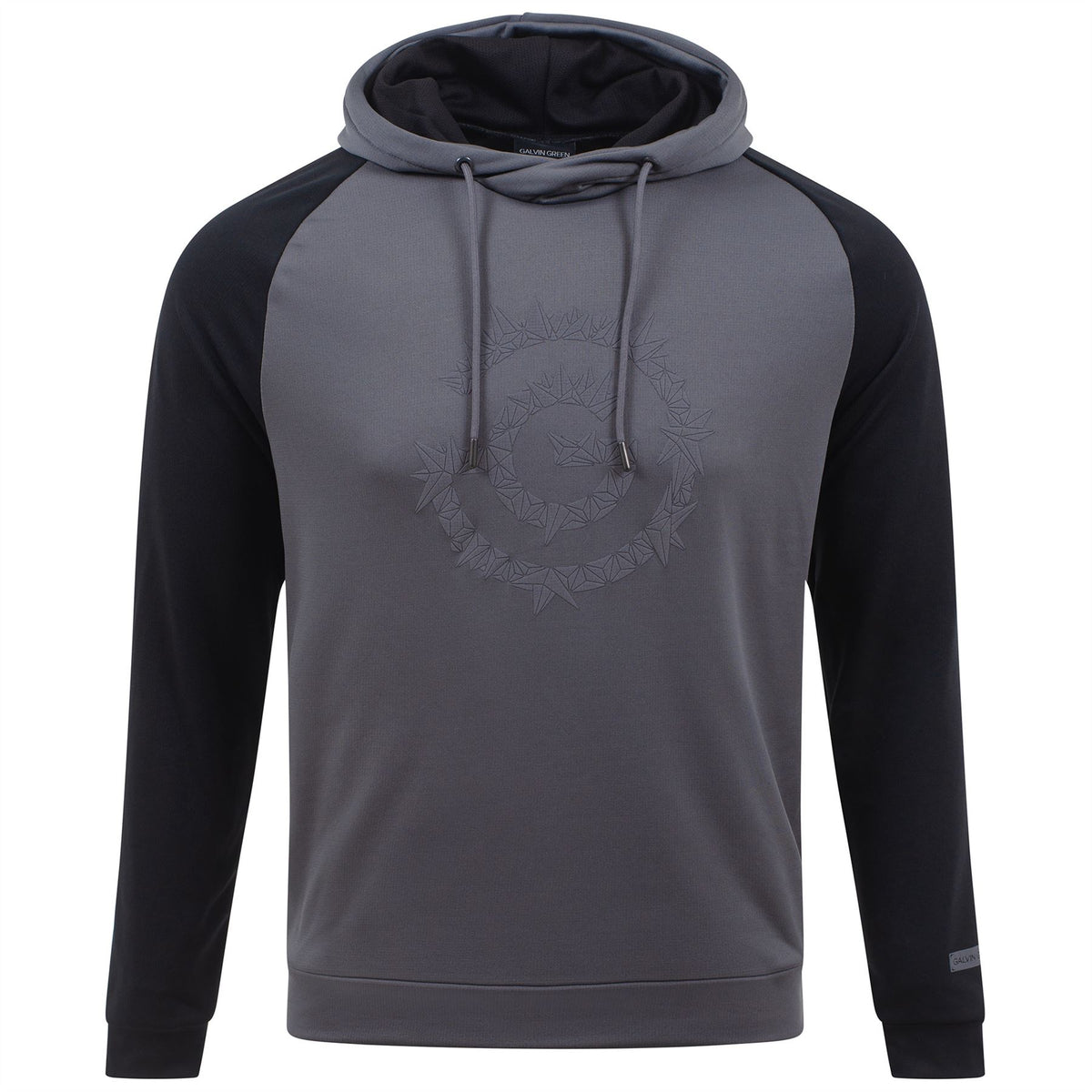 Devlin Insula Hoodie Forged Iron/Black - SS23 – TRENDYGOLF UK